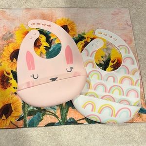 Cloud Island Silicone Bibs